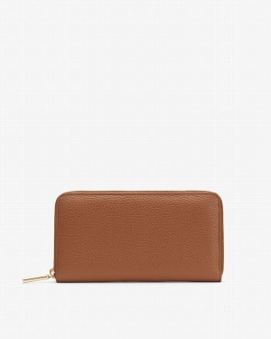 Női Cuyana Classic Zip Around Pénztárca Rózsaszín | TAS142HJ