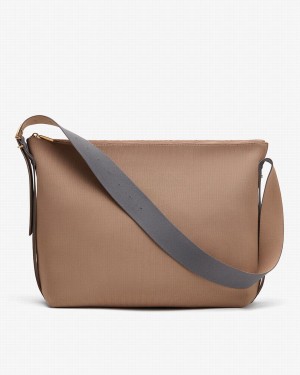 Női Cuyana Oversized Sling Crossbody Táska Khaki | MCP1594NN