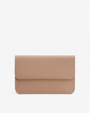 Női Cuyana System Flap Kuplung Táskák Khaki | CTJ4699AJ