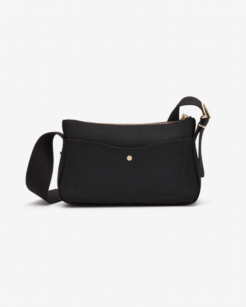 Női Cuyana Small Sling Crossbody Táska Fekete | VTP8593MM