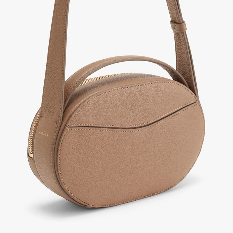 Női Cuyana Top Handle Crossbody Táska Khaki | ADO8773SB